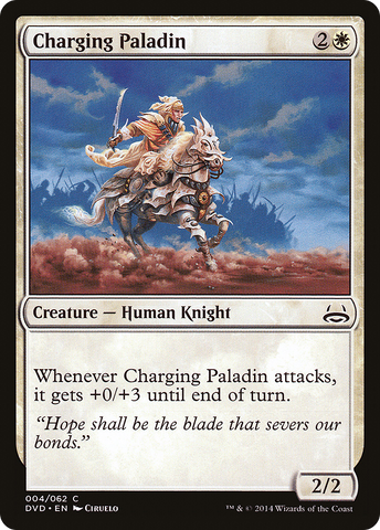 {C} Charging Paladin (Divine vs. Demonic) [Duel Decks Anthology][DVD 004]