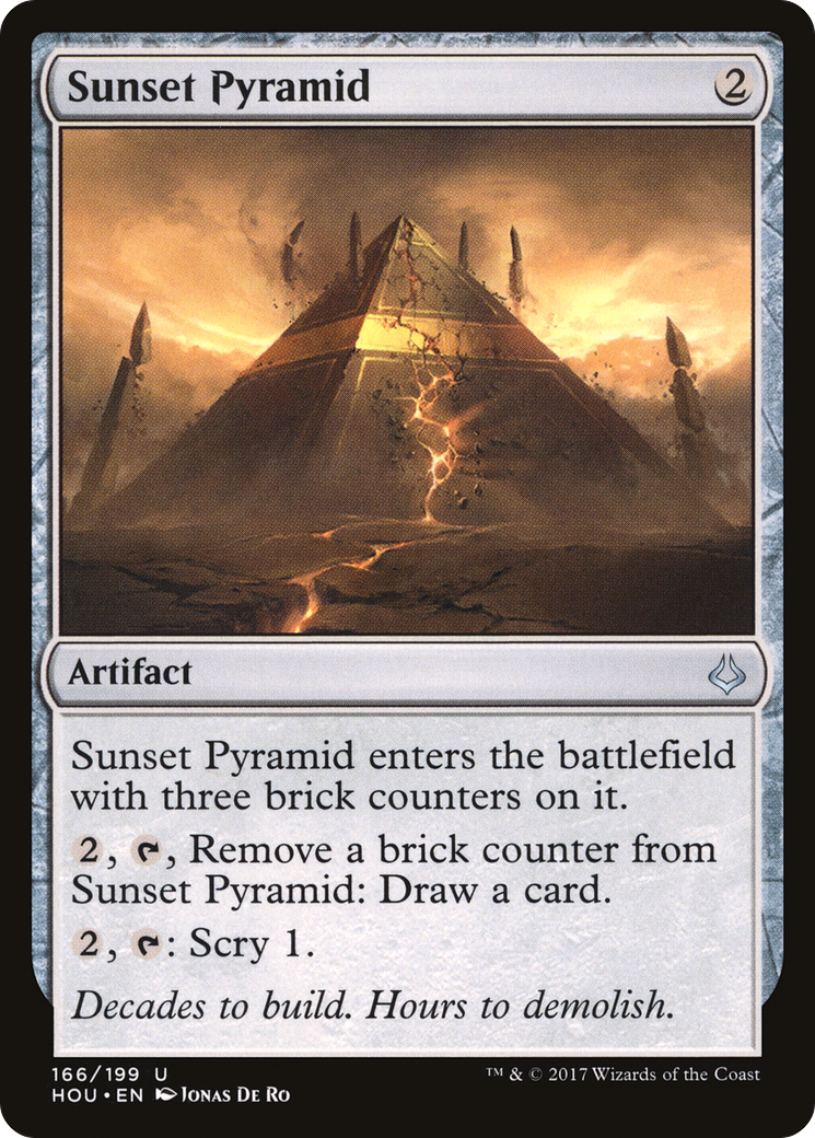 {C} Sunset Pyramid [Hour of Devastation][HOU 166] - Misty Mountain Games
