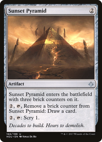 {C} Sunset Pyramid [Hour of Devastation][HOU 166]