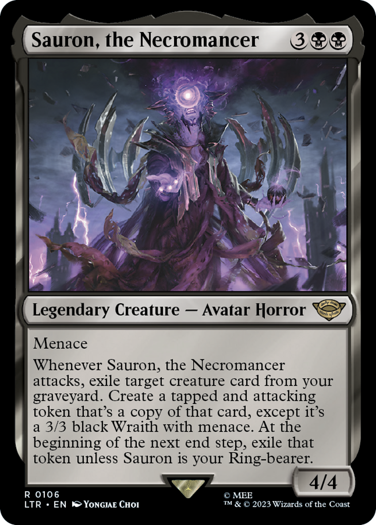 {R} Sauron, the Necromancer [The Lord of the Rings: Tales of Middle-Earth][LTR 106]