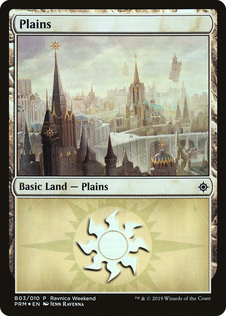 {B}[PA PRM B03] Plains (B03) [Ravnica Allegiance Guild Kit]