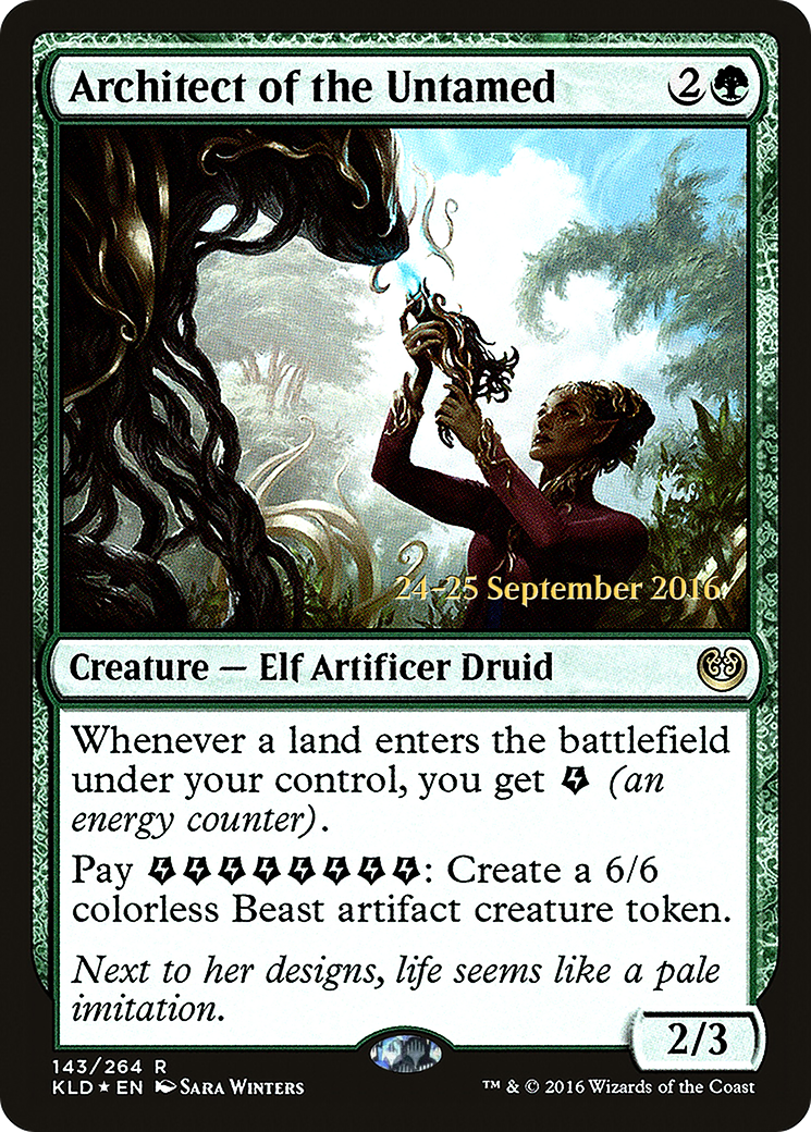 {R} Architect of the Untamed [Kaladesh Prerelease Promos][PR KLD 143] - Misty Mountain Games