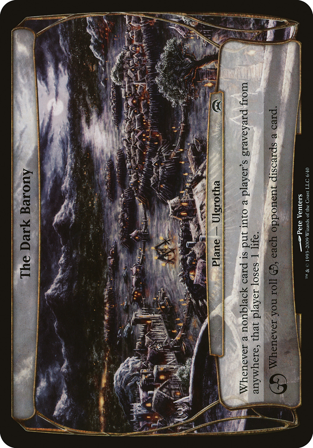 {O} The Dark Barony (Planes) [Planechase Planes][OVR HOP 006] - Misty Mountain Games
