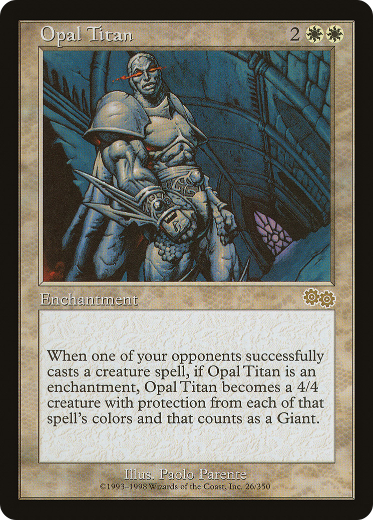 {R} Opal Titan [Urza's Saga][USG 026] - Misty Mountain Games