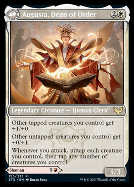 {R} Plargg, Dean of Chaos // Augusta, Dean of Order [Strixhaven: School of Mages][STX 155]