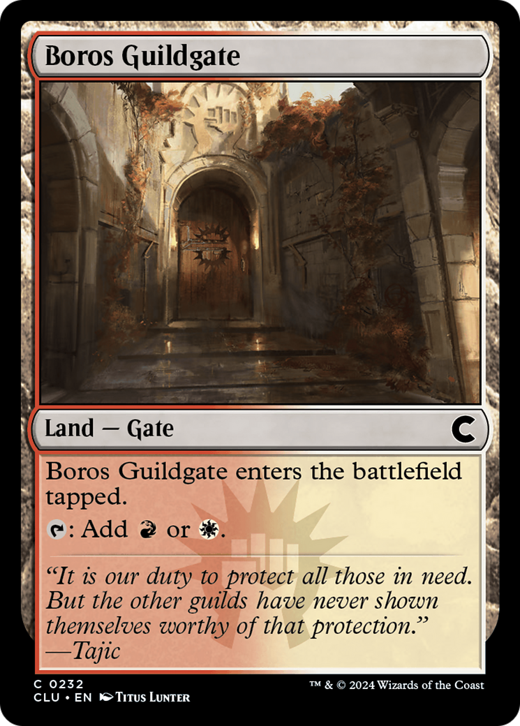 {C} Boros Guildgate [Ravnica: Clue Edition][CLU 232]