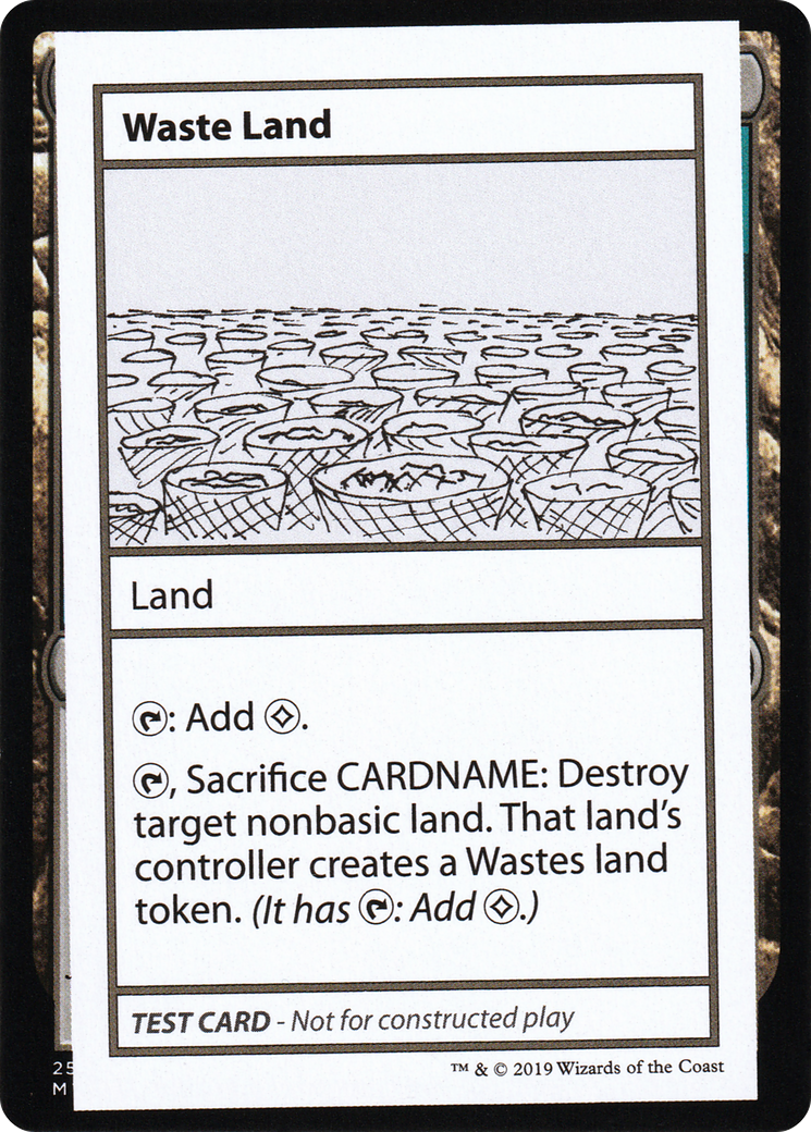 {R} Waste Land (2021 Edition) [Mystery Booster Playtest Cards][CMB1 121]