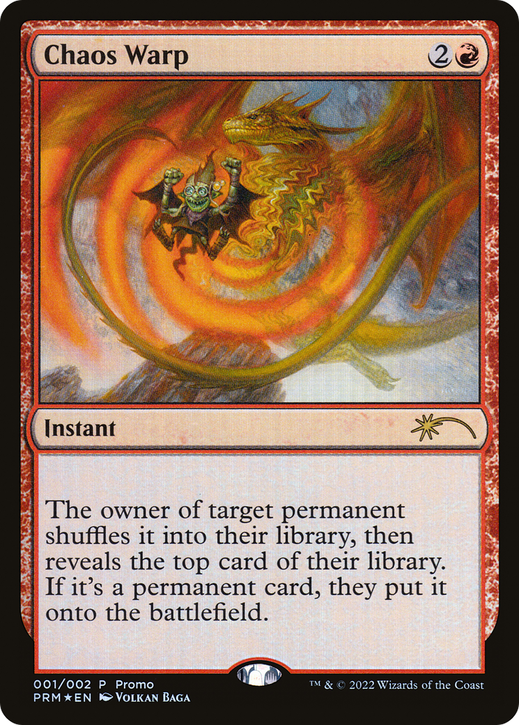 {R} Chaos Warp [Wizards Play Network 2024][PW24 001]