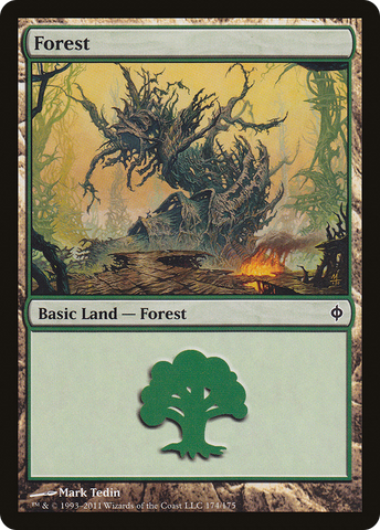 {B}[NPH 174] Forest (174) [New Phyrexia]