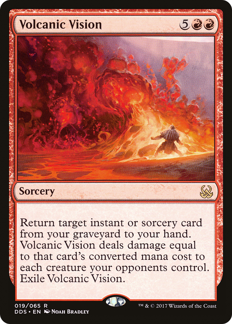 {R} Volcanic Vision [Duel Decks: Mind vs. Might][DDS 019] - Misty Mountain Games