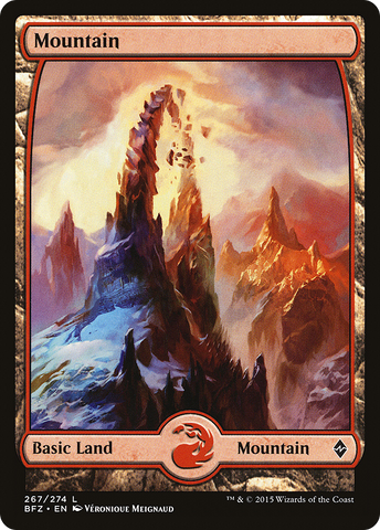 {B}[BFZ 267] Mountain (267) [Battle for Zendikar]