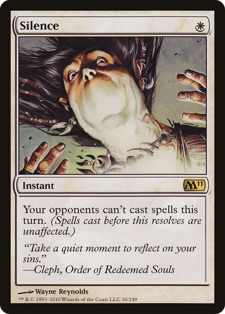 {R} Silence [Magic 2011][M11 030]