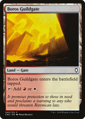 {C} Boros Guildgate [Commander Anthology Volume II][CM2 240]