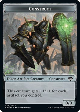 {T} Servo // Construct (005) Double-Sided Token [The Brothers' War Commander Tokens][TBRC 000]