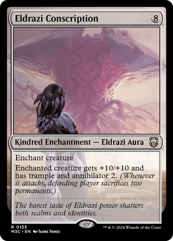 {R} Eldrazi Conscription (Ripple Foil) [Modern Horizons 3 Commander][RPF M3C 155]