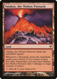 {R} Valakut, the Molten Pinnacle [Zendikar][ZEN 228]