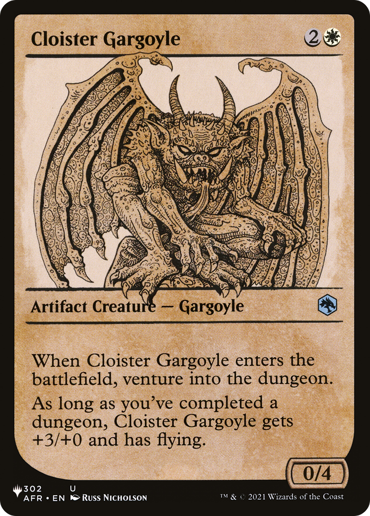 {C} Cloister Gargoyle [LIST AFR-302] : (Showcase)