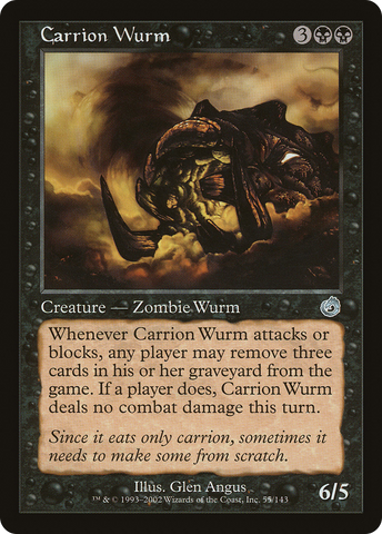{C} Carrion Wurm [Torment][TOR 055]