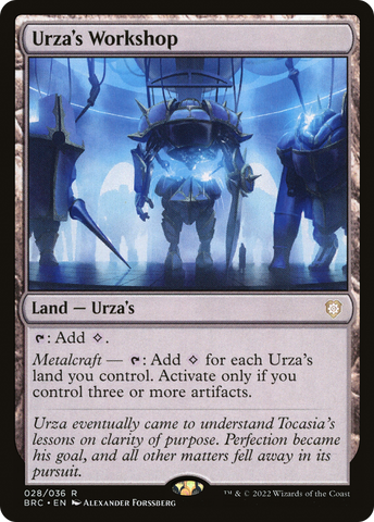 {R} Urza's Workshop [The Brothers' War Commander][BRC 028]