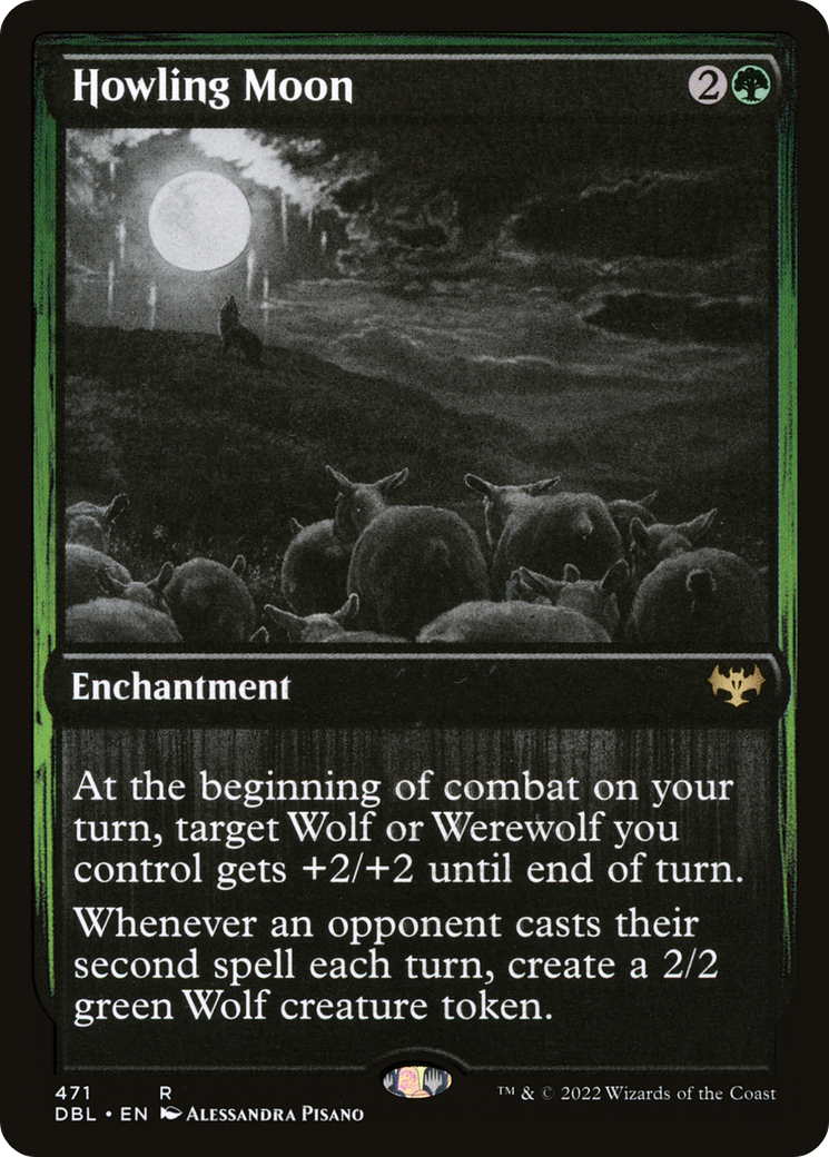 {R} Howling Moon [Innistrad: Double Feature][DBL 471]