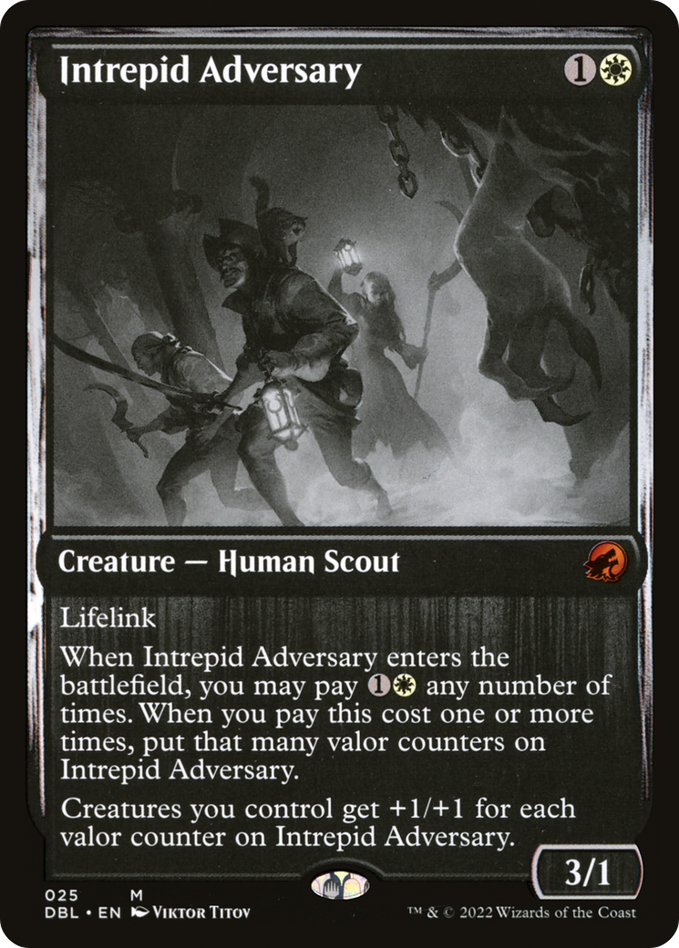 {R} Intrepid Adversary [Innistrad: Double Feature][DBL 025]