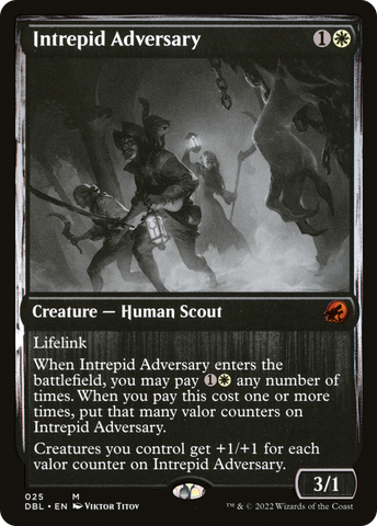 {R} Intrepid Adversary [Innistrad: Double Feature][DBL 025]