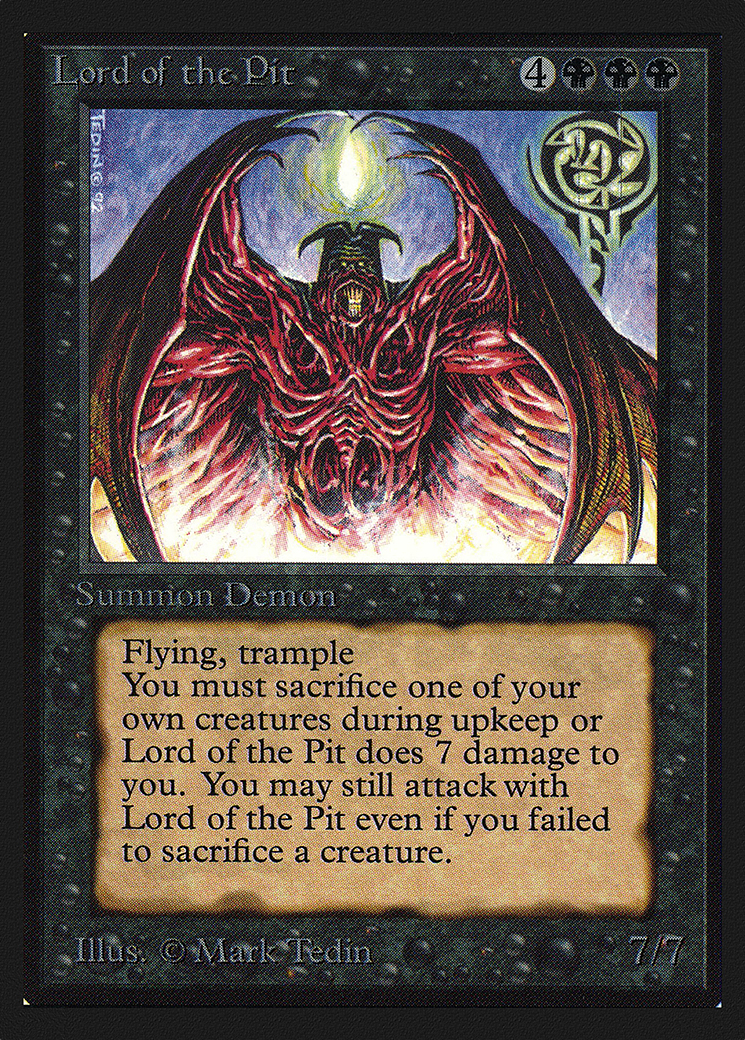 {R} Lord of the Pit [Collectorsâ Edition][GB CED 115]