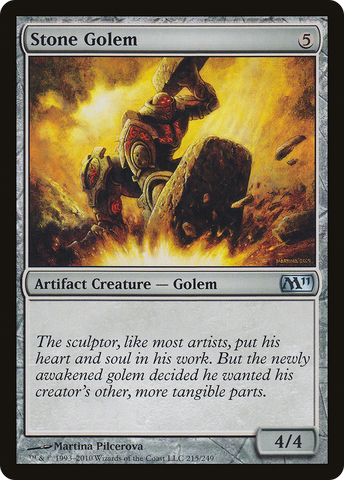 {C} Stone Golem [Magic 2011][M11 215]