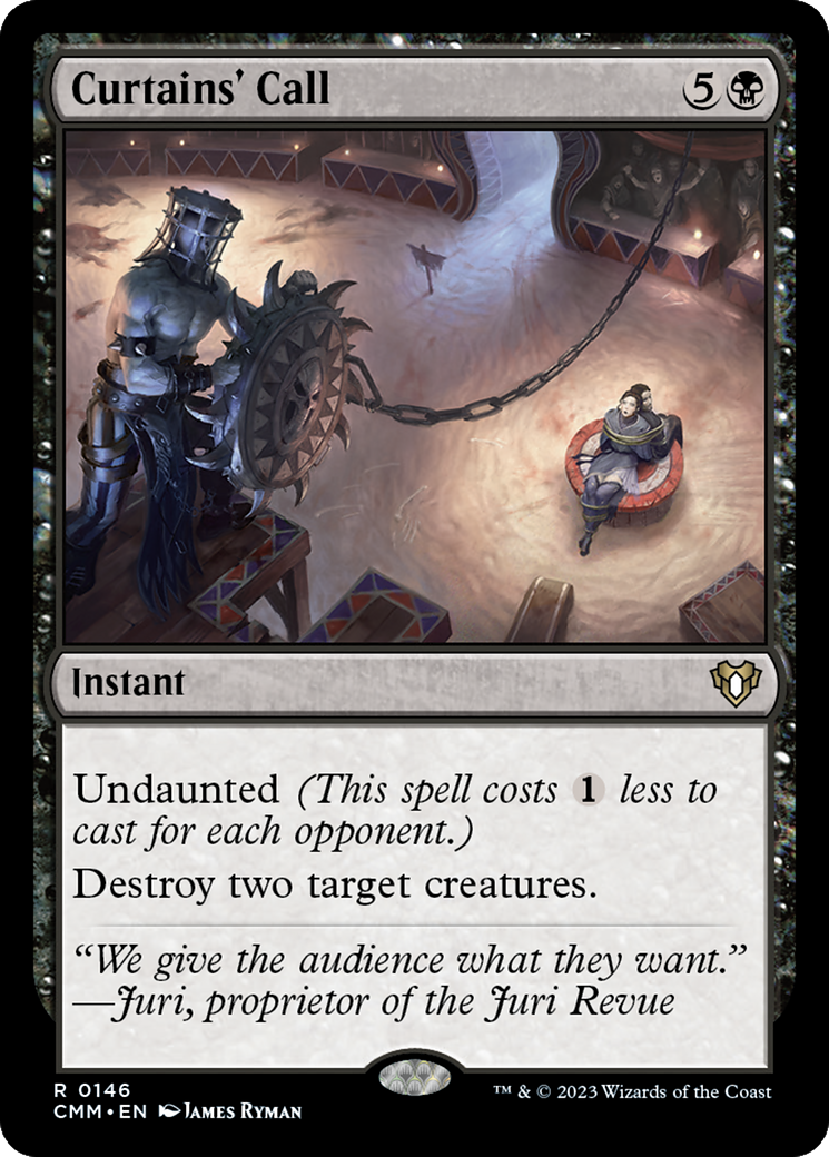 {R} Curtains' Call [Commander Masters][CMM 146]