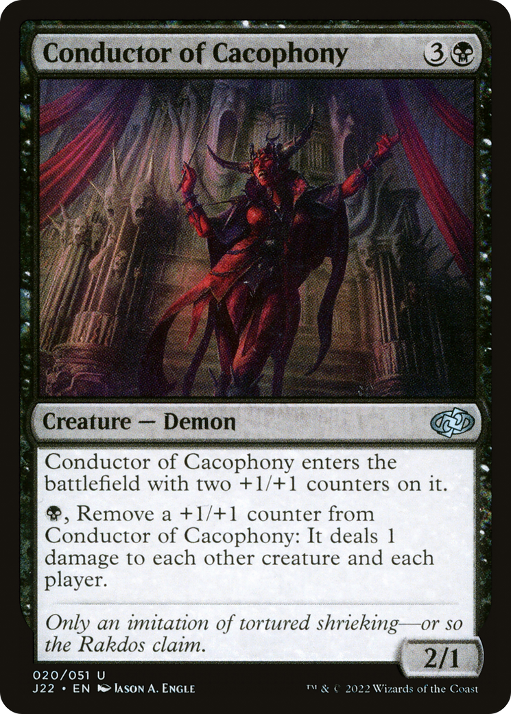 {C} Conductor of Cacophony [Jumpstart 2022][J22 020]