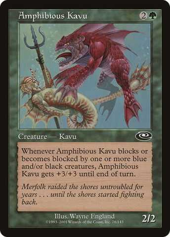 {C} Amphibious Kavu [Planeshift][PLS 078]