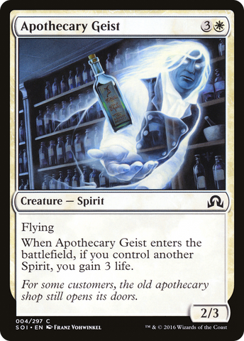 {C} Apothecary Geist [Shadows over Innistrad][SOI 004]