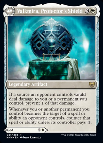 {R} Reidane, God of the Worthy // Valkmira, Protector's Shield [Kaldheim][KHM 021]
