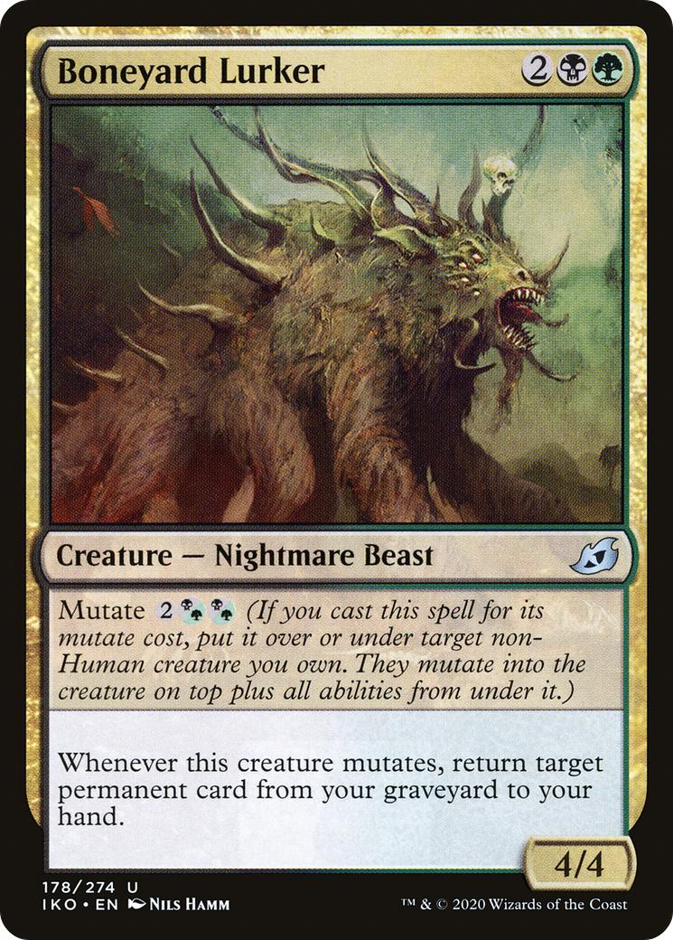 {C} Boneyard Lurker [Ikoria: Lair of Behemoths][IKO 178]
