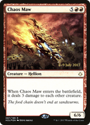 {R} Chaos Maw [Hour of Devastation Prerelease Promos][PR HOU 087]