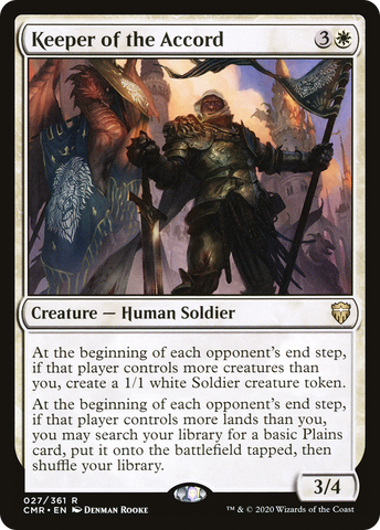 {R} Keeper of the Accord [Commander Legends][CMR 027]