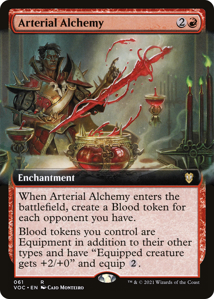 {R} Arterial Alchemy (Extended Art) [Innistrad: Crimson Vow Commander][VOC 061]