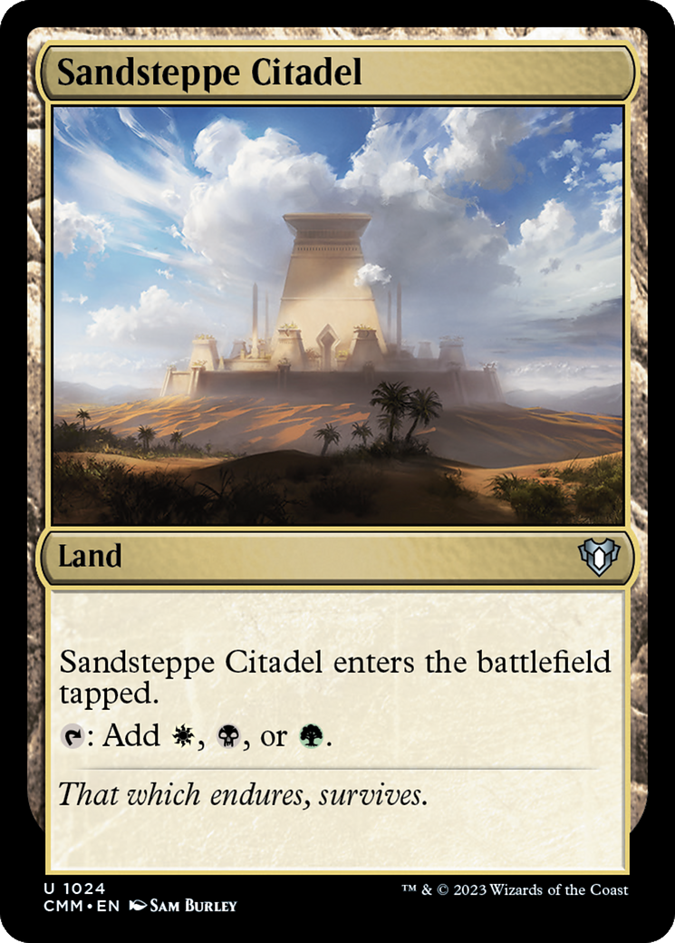 {C} Sandsteppe Citadel [Commander Masters][CMM 1024]
