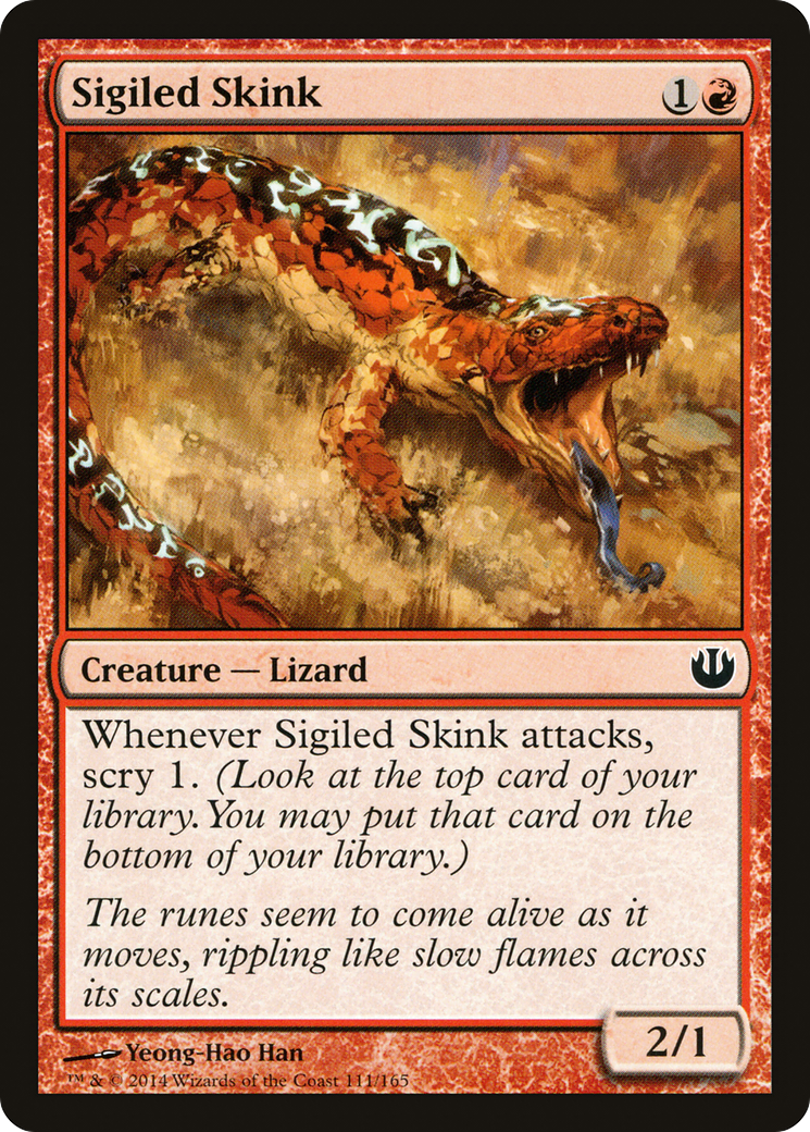 {C} Sigiled Skink [Journey into Nyx][JOU 111]