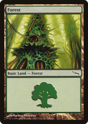 {B}[MRD 305] Forest (305) [Mirrodin]