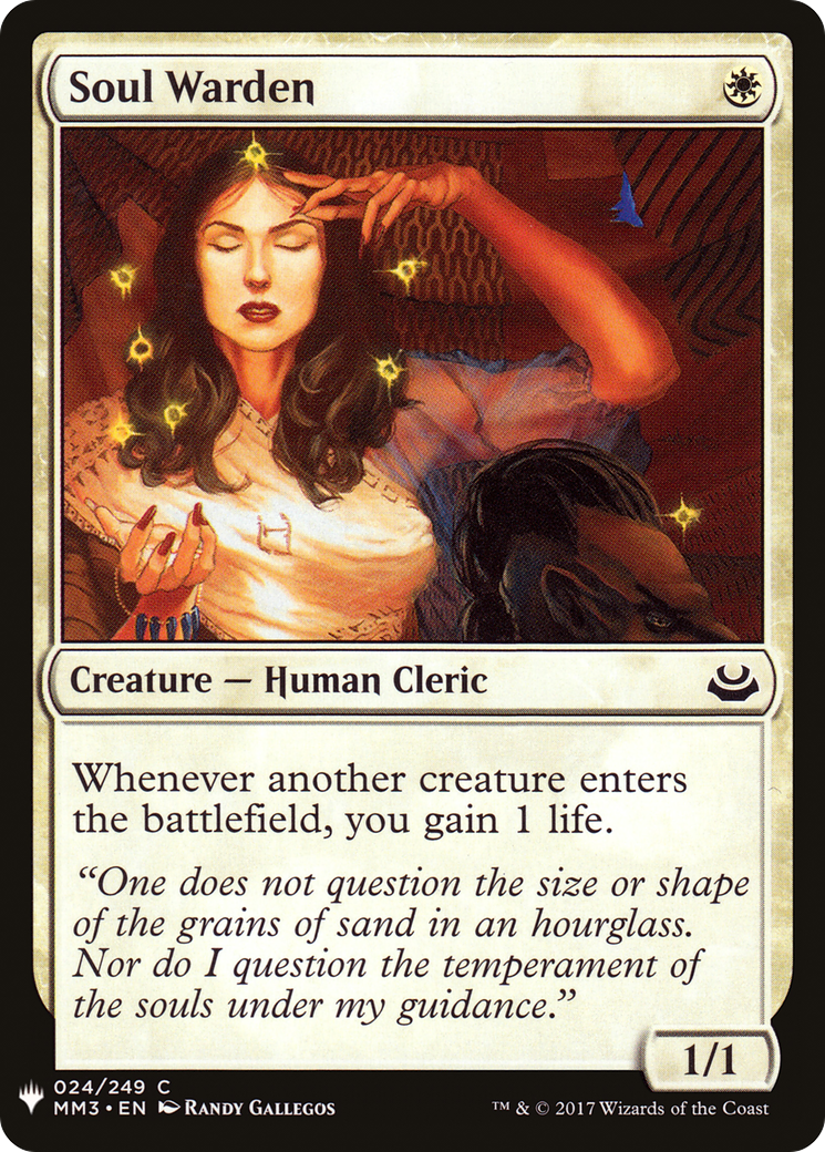 {C} Soul Warden [Mystery Booster][LS MM3 024]