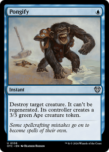 {C} Pongify [Outlaws of Thunder Junction Commander][OTC 106]
