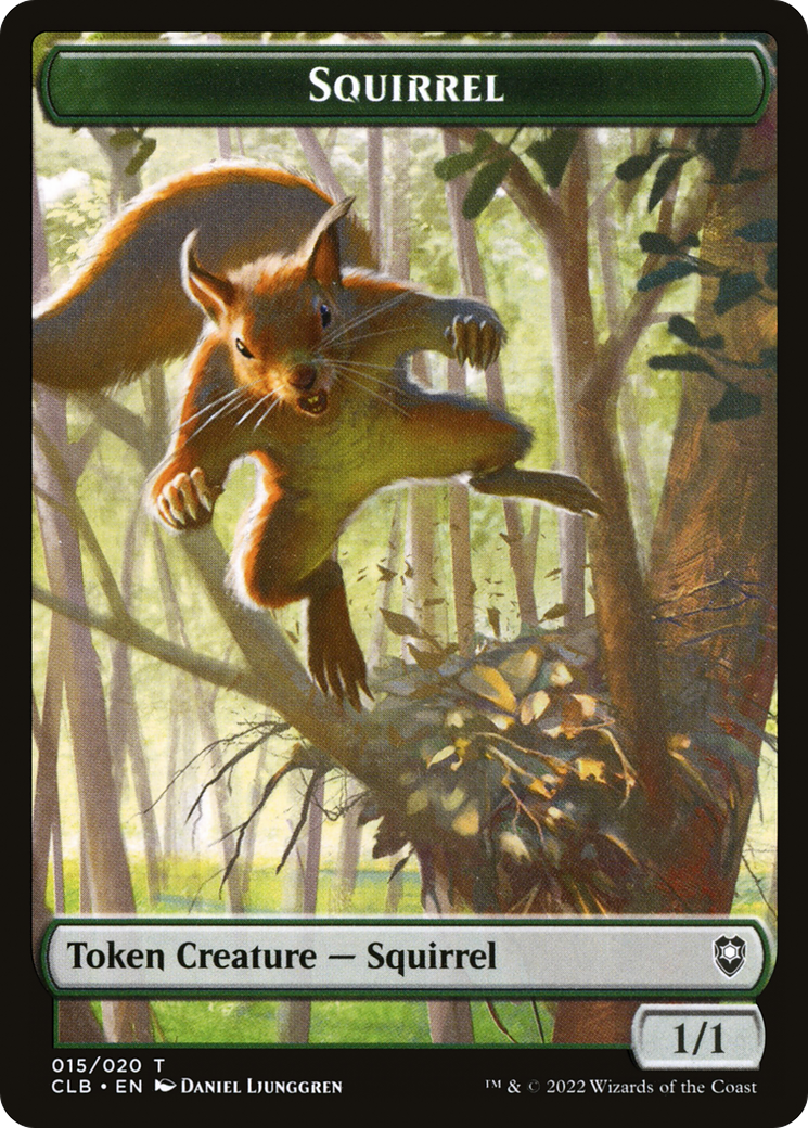 {T} Squirrel Token [Commander Legends: Battle for Baldur's Gate Tokens][TCLB 015]