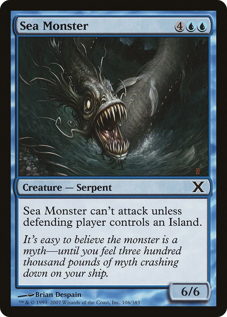 {C} Sea Monster [Tenth Edition][10E 106]