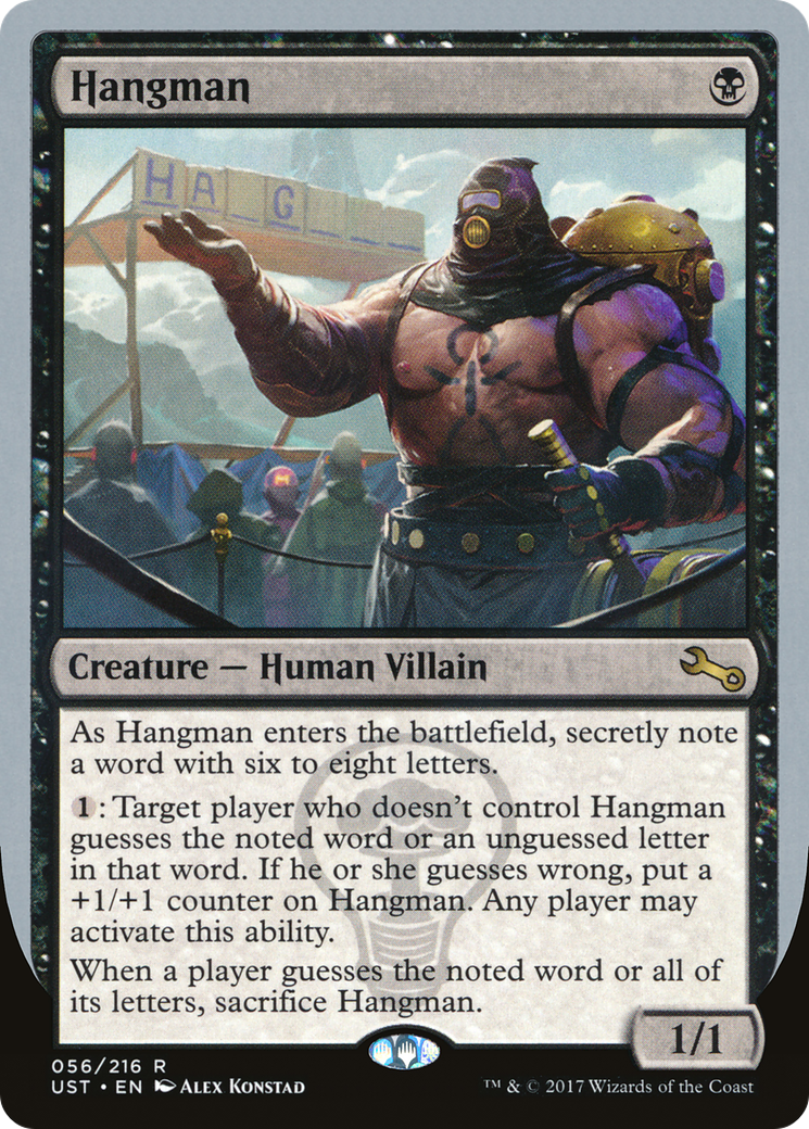 {R} Hangman [Unstable][UST 056] - Misty Mountain Games