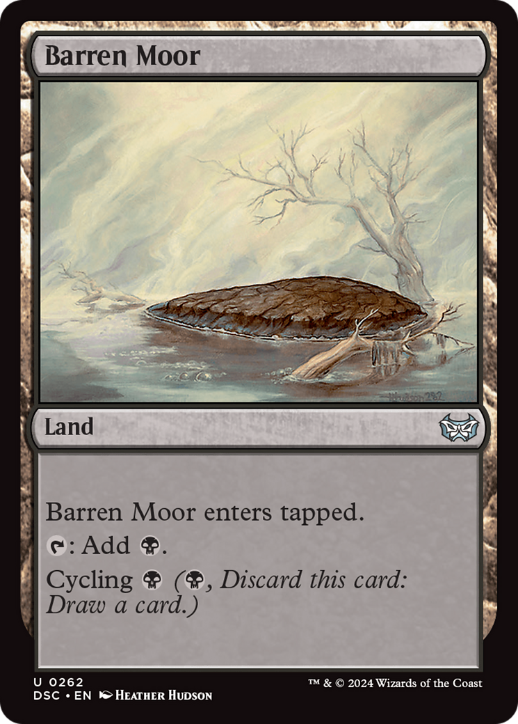 {C} Barren Moor [Duskmourn: House of Horror Commander][DSC 262]