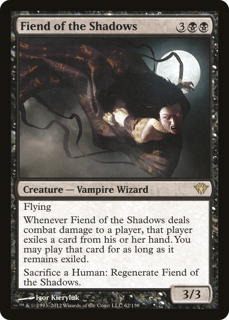 {R} Fiend of the Shadows [Dark Ascension][DKA 062]