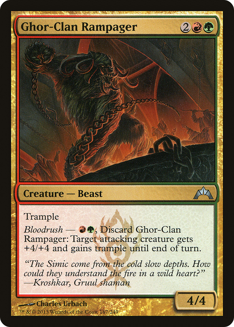{C} Ghor-Clan Rampager [Gatecrash][GTC 167]
