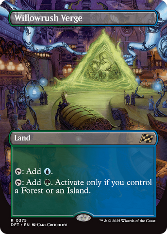 {@R} Willowrush Verge (Borderless) [Aetherdrift][DFT 375]