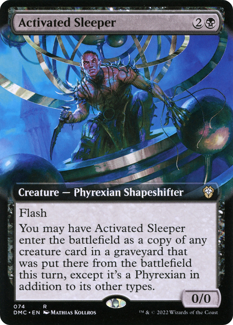 {R} Activated Sleeper (Extended Art) [Dominaria United Commander][DMC 074]